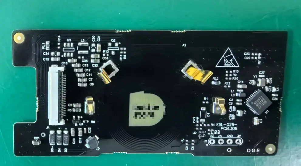 Etichetta elettronica da 2,66 pollici Etichette elettroniche per scaffali PCB 2,4 GHz per etichette elettroniche per scaffali di catene di supermercati
